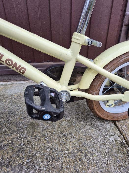 Велосипед Miqilong бежевий 12 дюймів