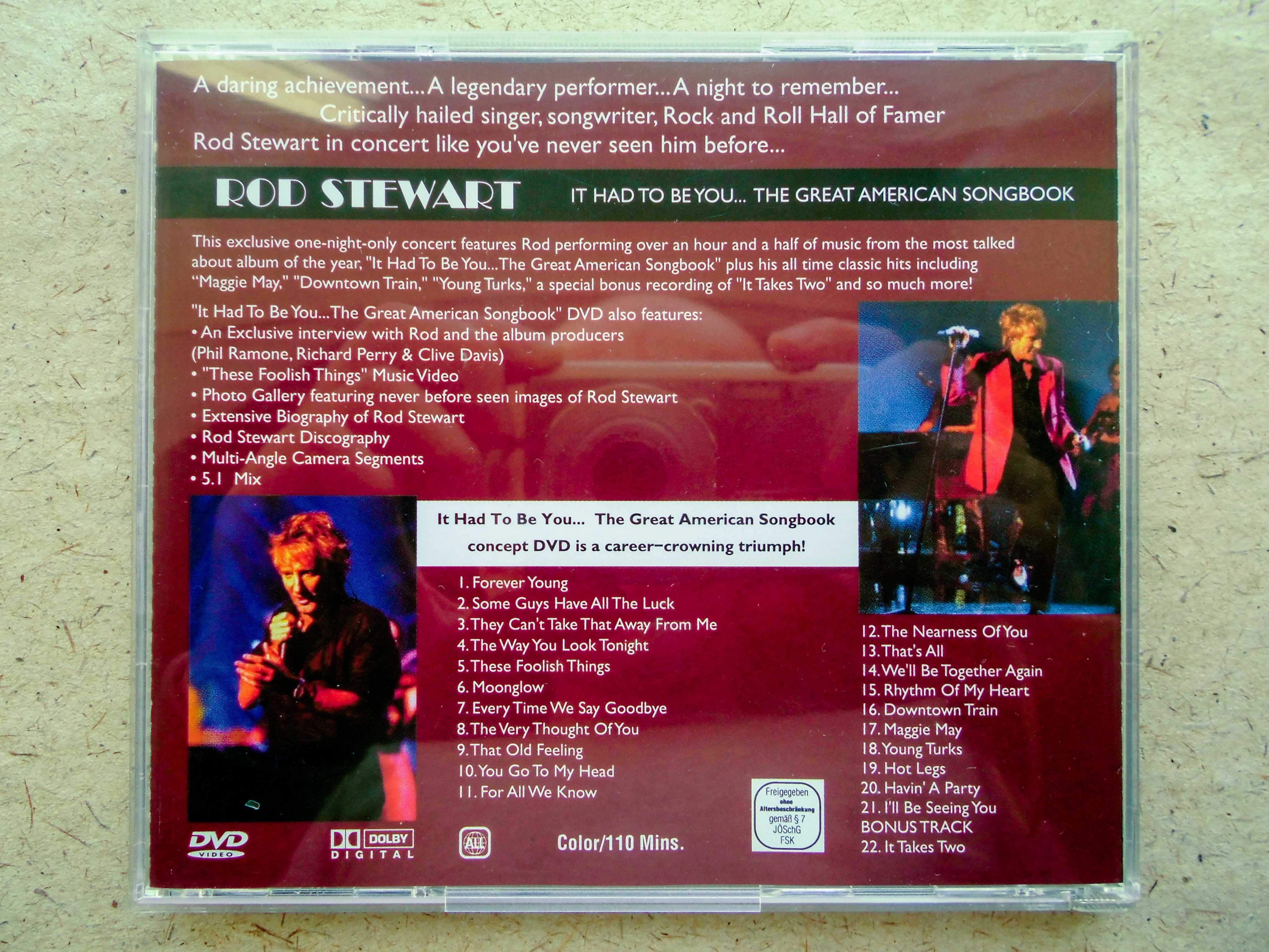 DVD диск Rod Stewart - It Had To Beyou... The Great American Songbook