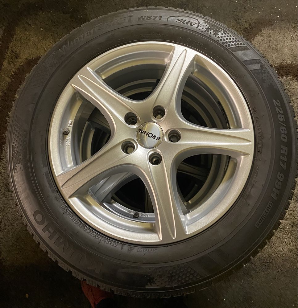 Opony 225/60/17 suv jak nowe