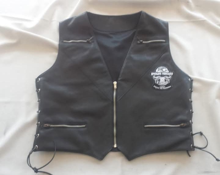 Coletes motard em pele