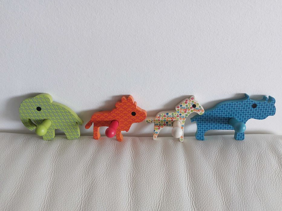 Cabides de parede - Individuais, figuras animais