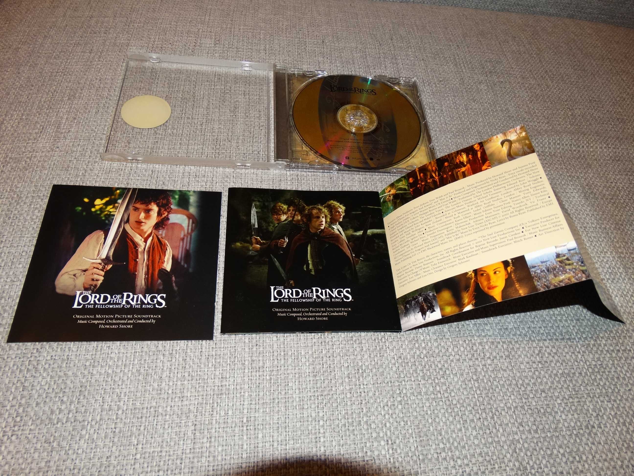 THE lord of the Rings Fellowship   Howard Shore CD