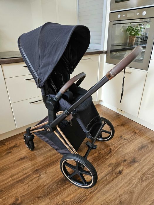 Cybex Priam 2.0 gondola spacerówka stelaż komplet Deep Black