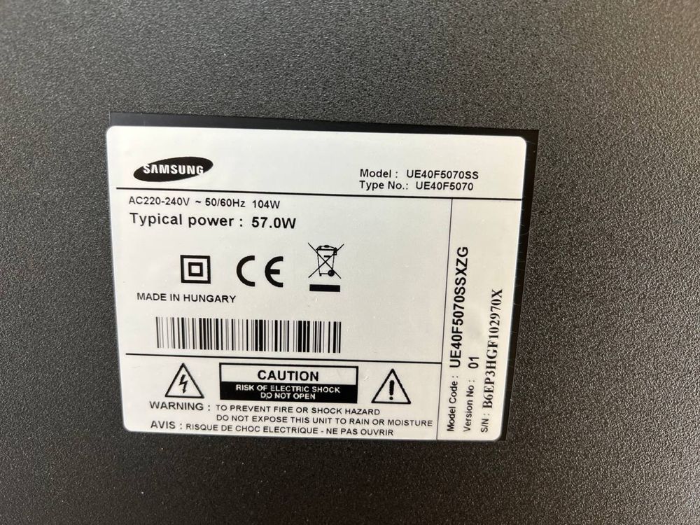 Телевізор Samsung UE40F5070SS Led Full HD