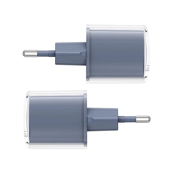 Ładowarka Acefast A53 PD 30W GaN USB-C z wyświetlaczem - szara
