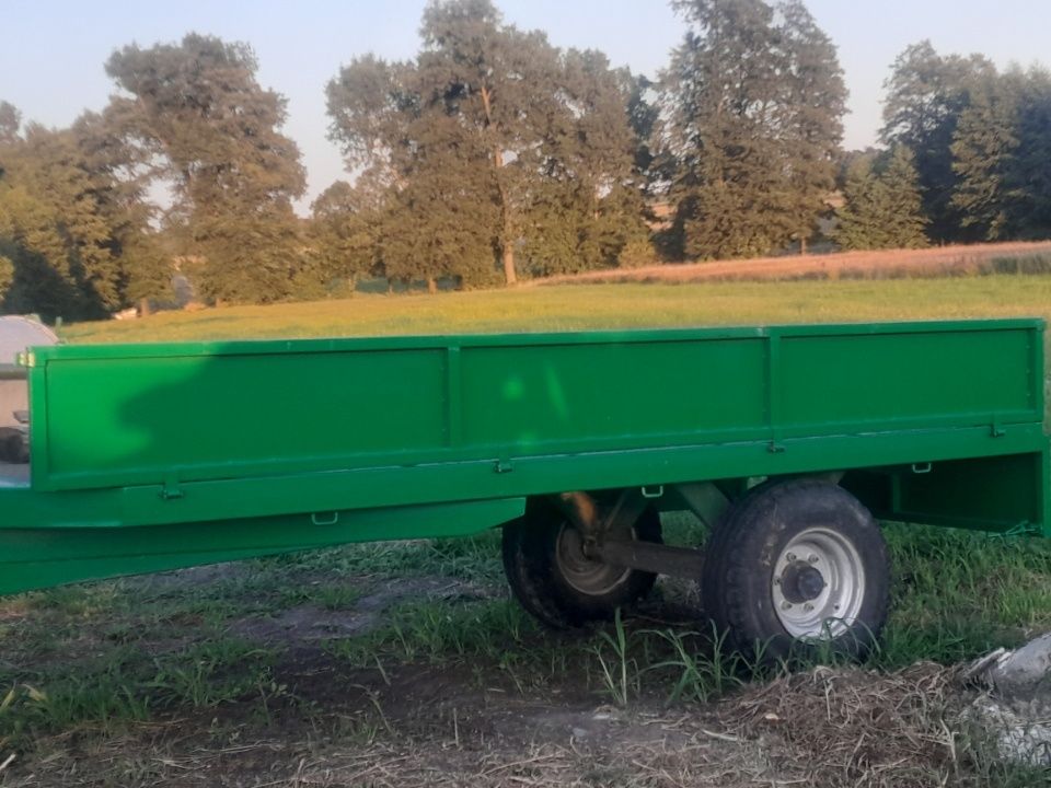Przyczepa jednoosiowa 3,8 x 1,8 m