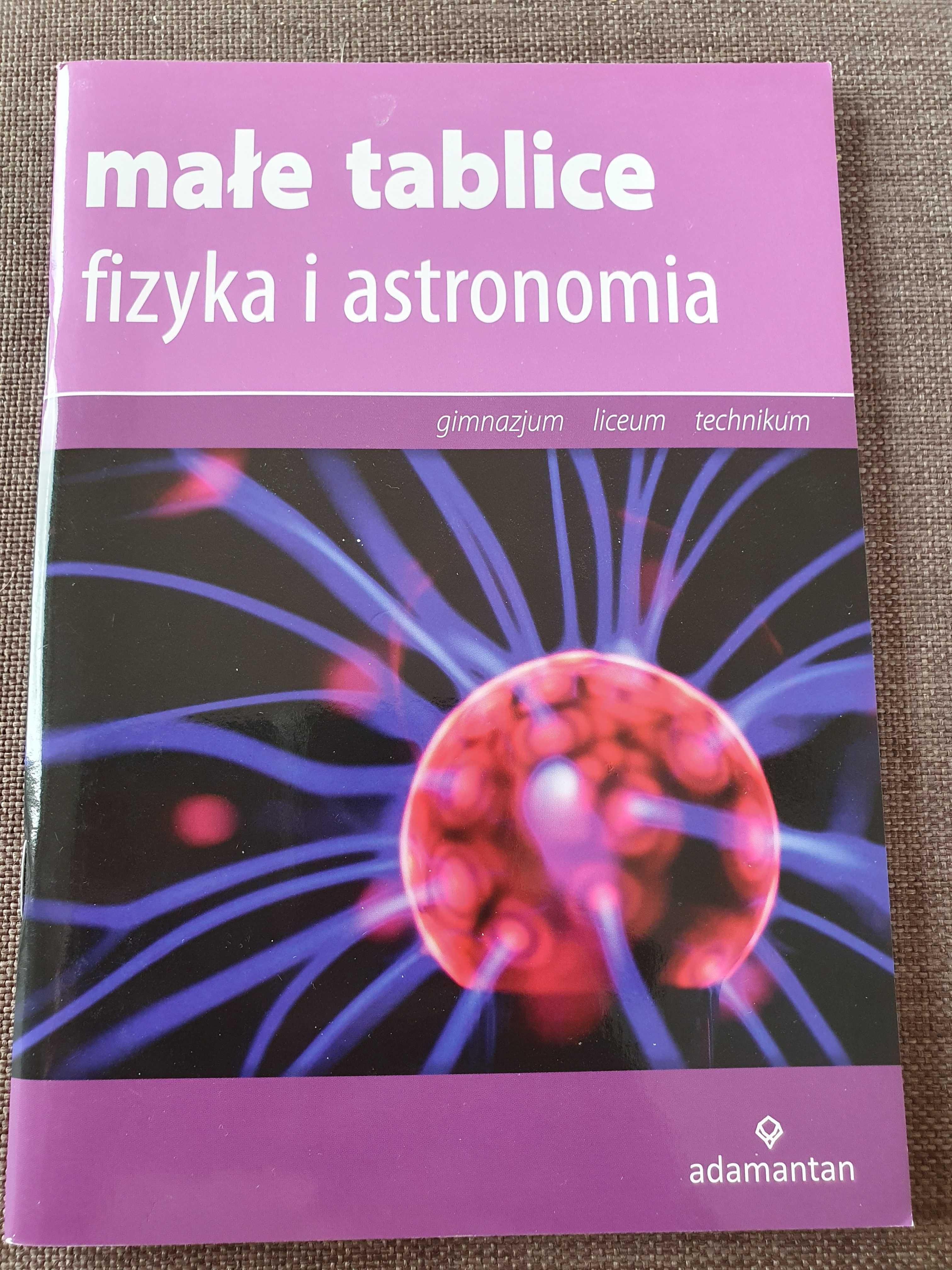 Małe tablice fizyka i astronomia