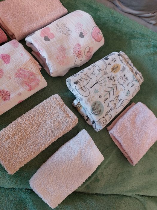 Zestaw pieluch tetrowych pieluchy muślinowe pielucha flanelowa