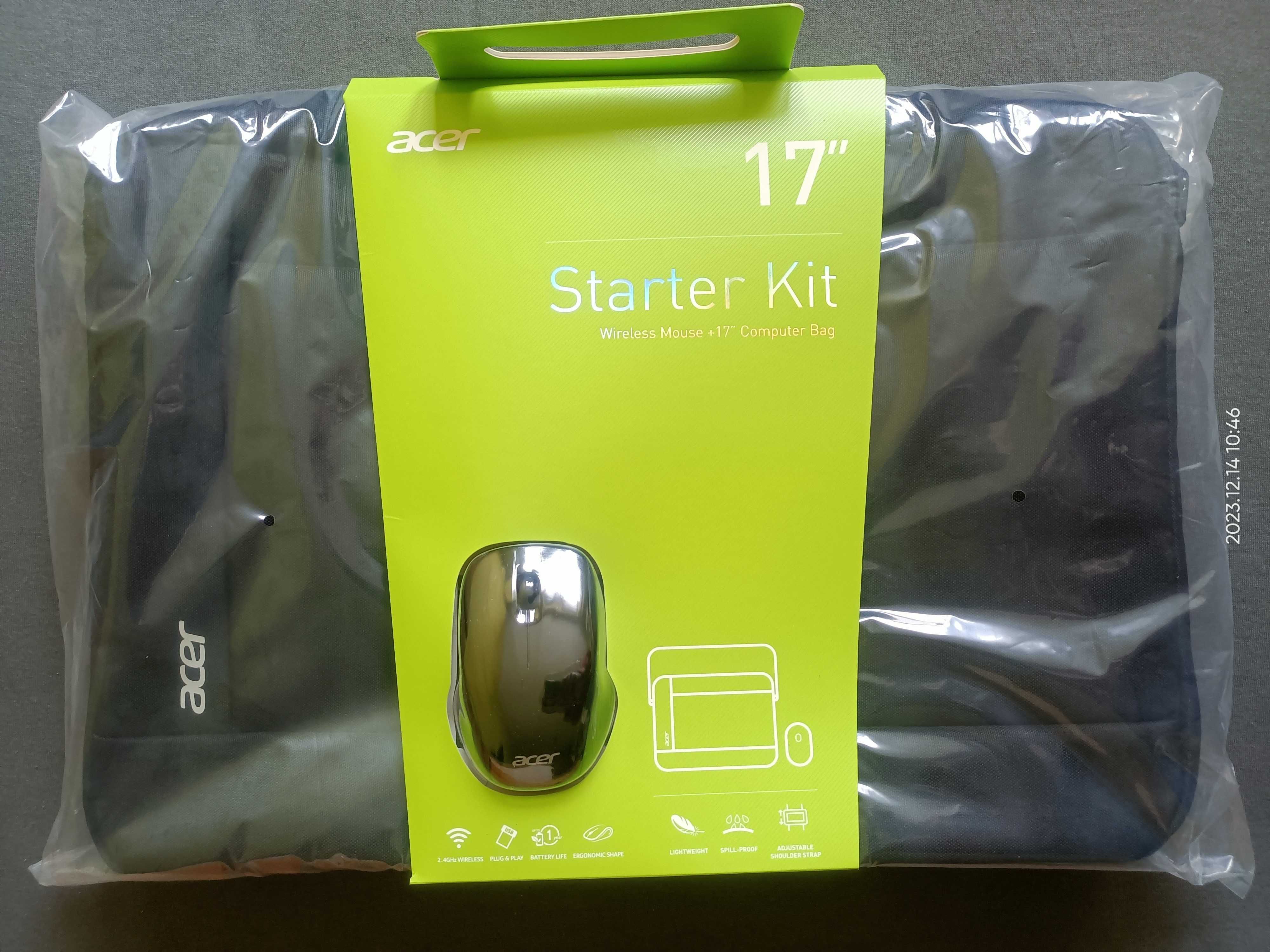 Acer Starter Kit 17.3" Torba na laptopa + myszka