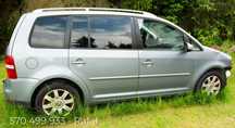 Volkswagen Touran VW Touran Highline 2.0 TDI 140KM 2010 Webasto Navi uszko przód