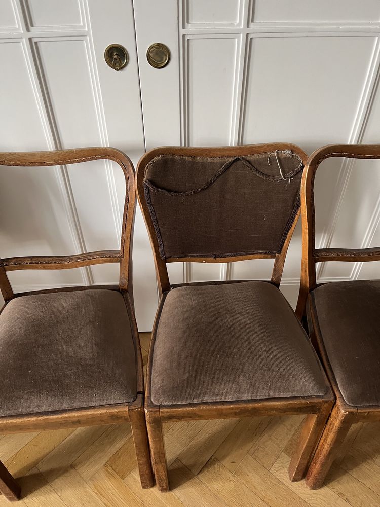 Krzesła antyki do renowacji, komplet