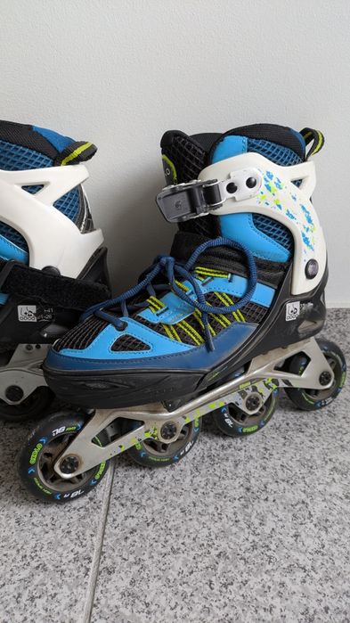 Patins em Linha Oxelo 38-41 + Proteções GRÁTIS – Usados | 20€