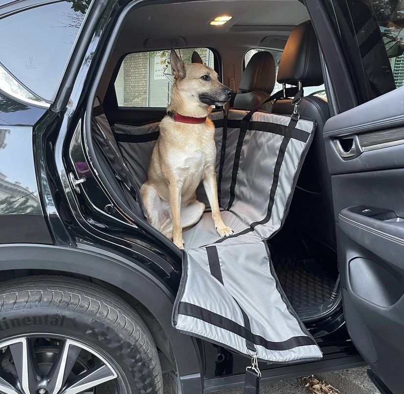 Посилений Чохол-гамак для собак для задніх сидінь або багажника