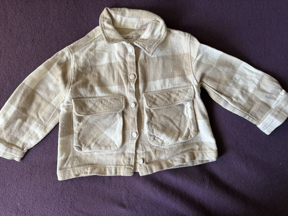 Kurtka w krate Zara rozmiar 110