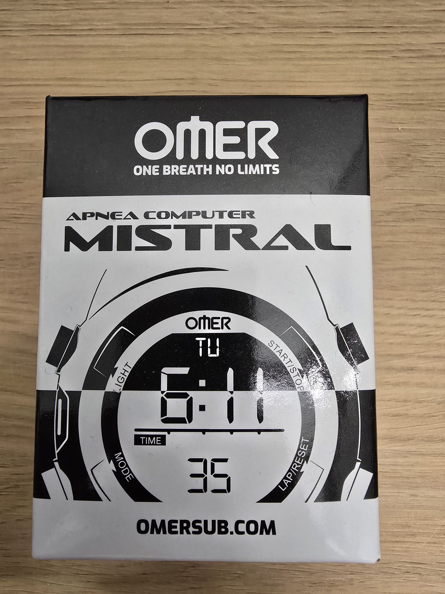 Relógio apneia computador omer mistral