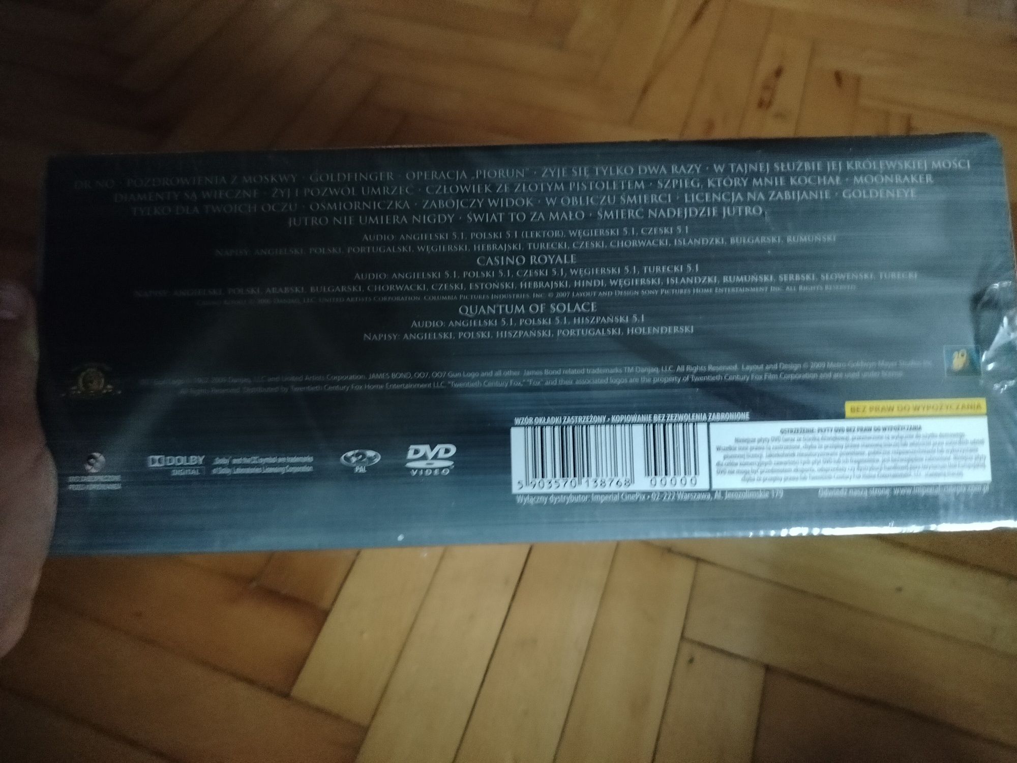 Nowy Zestaw ultimate dvd James Bond 007