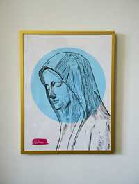 Matka Boska z Medjugorje – plakat od polskiego artysty