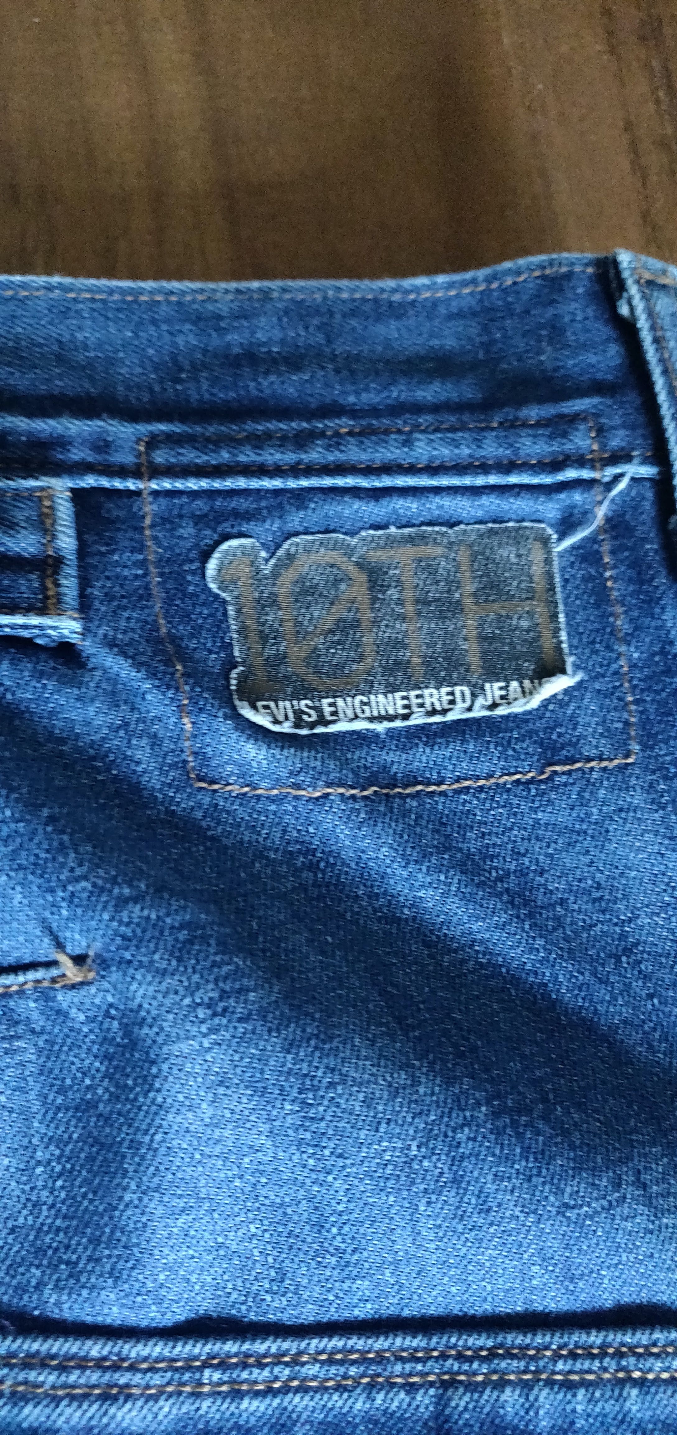 Levi's Engineered "10th Anniversary" W30 L30, calças de ganga vintage