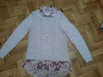 sweterek z bluzką NEXT roz 12/40 na 158/164/170cm