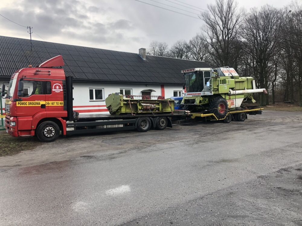 Transport maszyn , kombajnów , ciągników i innych