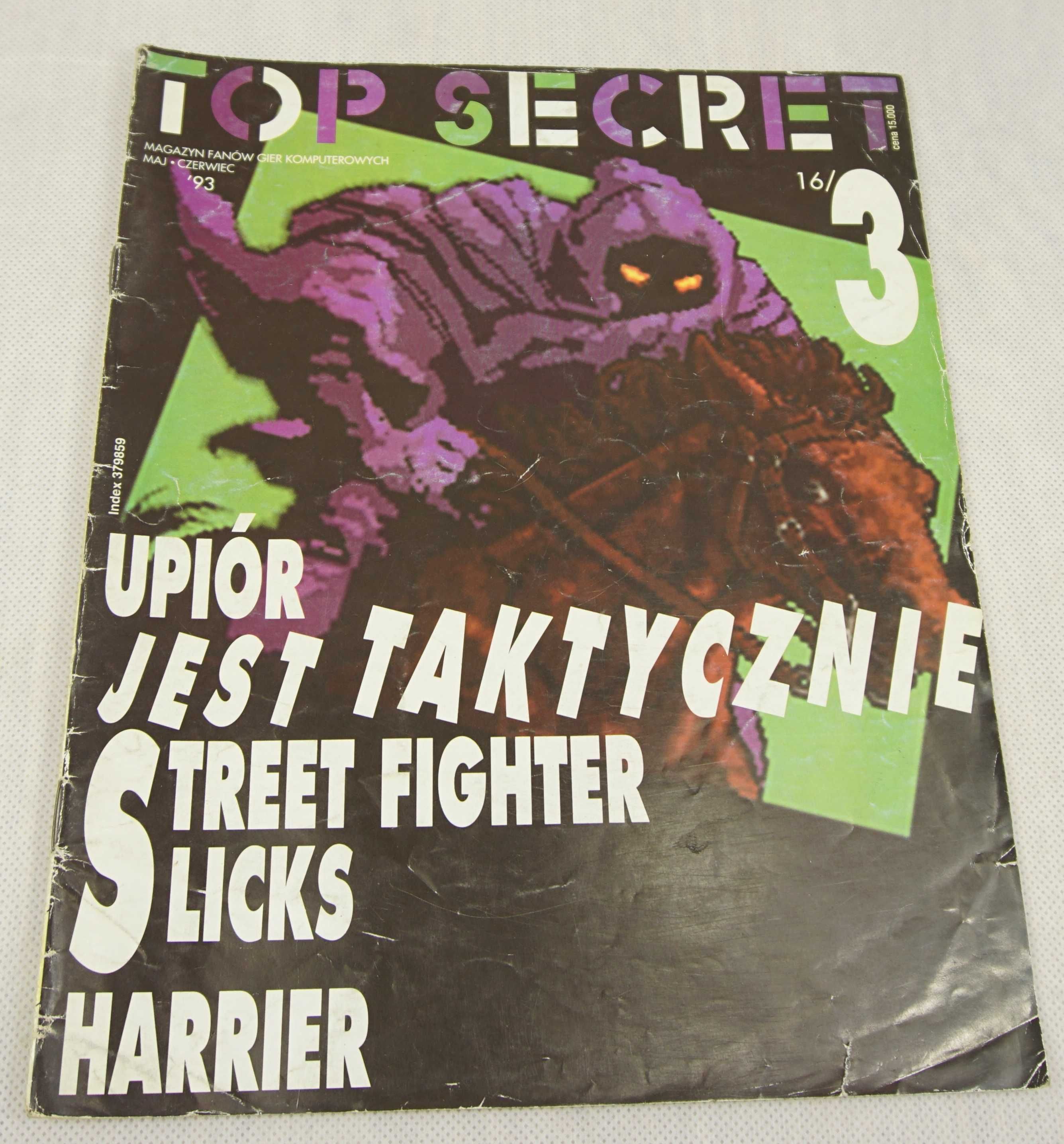 Czasopismo TOP SECRET 16/3 z 1993 roku.