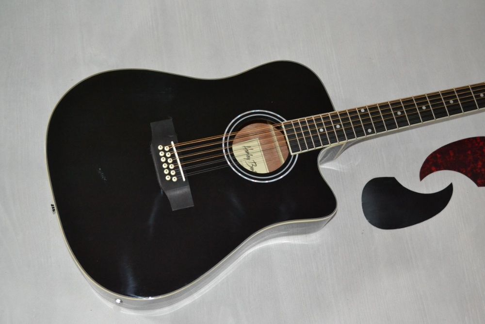 Harley Benton D-200CE BK nowa gitara 12 STRUNOWA - ustawiona!