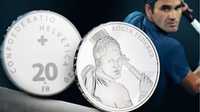 Roger Federer 20FR moneta srebrna
