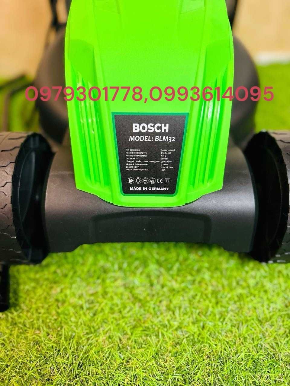 Газонокосілка BOSCH BLM32 Газонокосилка Электрическая 35л 33см Косарка