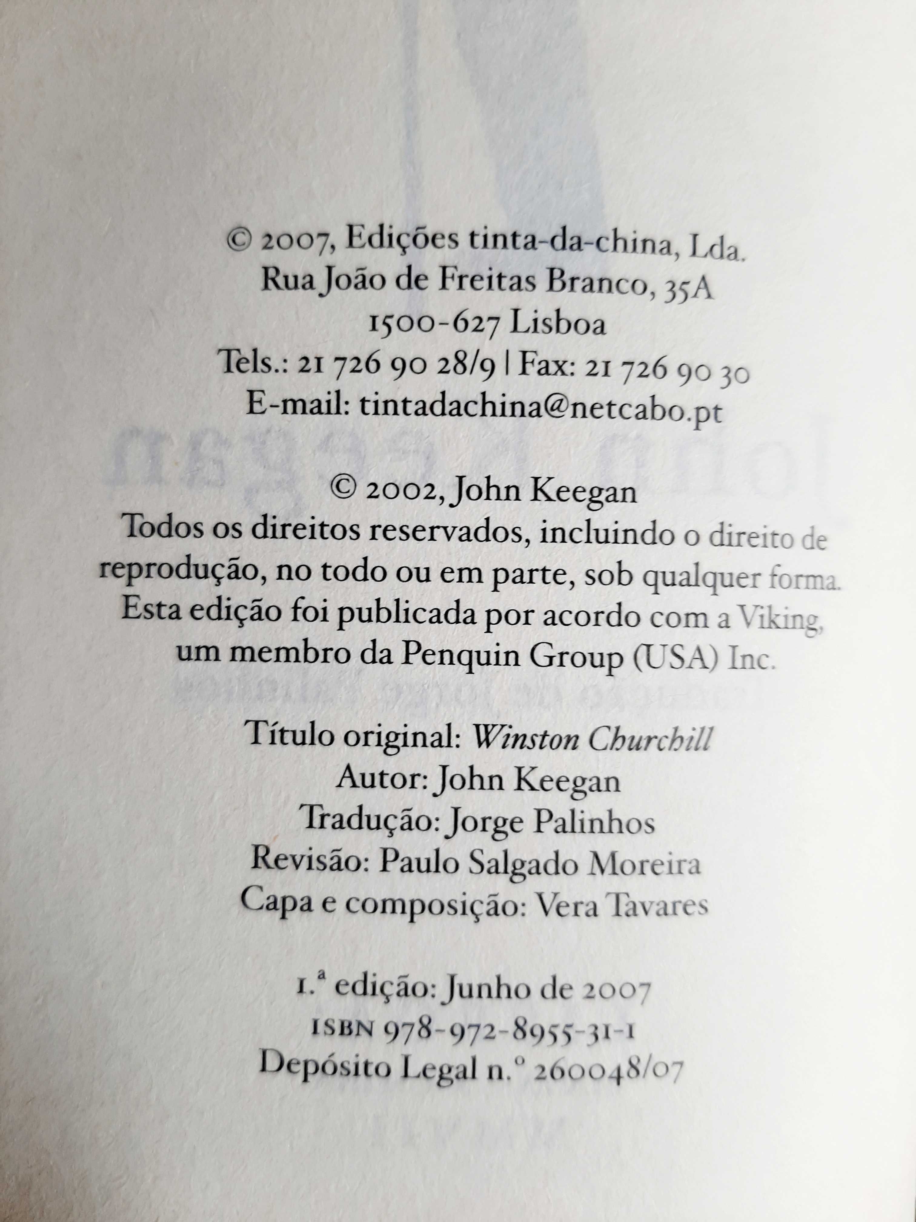 Uma introdução à vida de Churchill, de John Keegan.