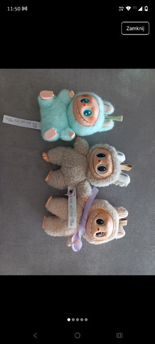 Labubu 3 sztuki jak nowe