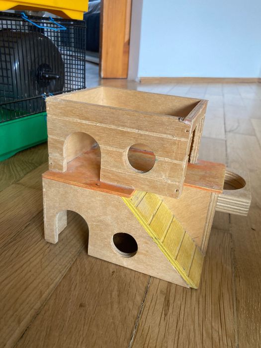 Zestaw 2 klatek na gryzonie + dodatki