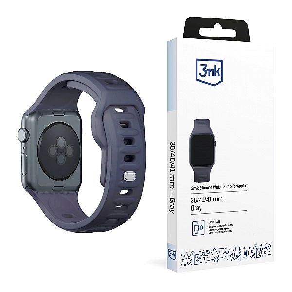 Pasek silikonowy 3mk Silicone Watch Strap do Apple Watch 38 / 40 / 41