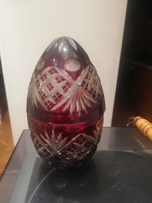 Kryształ barwiony z czasów PRL