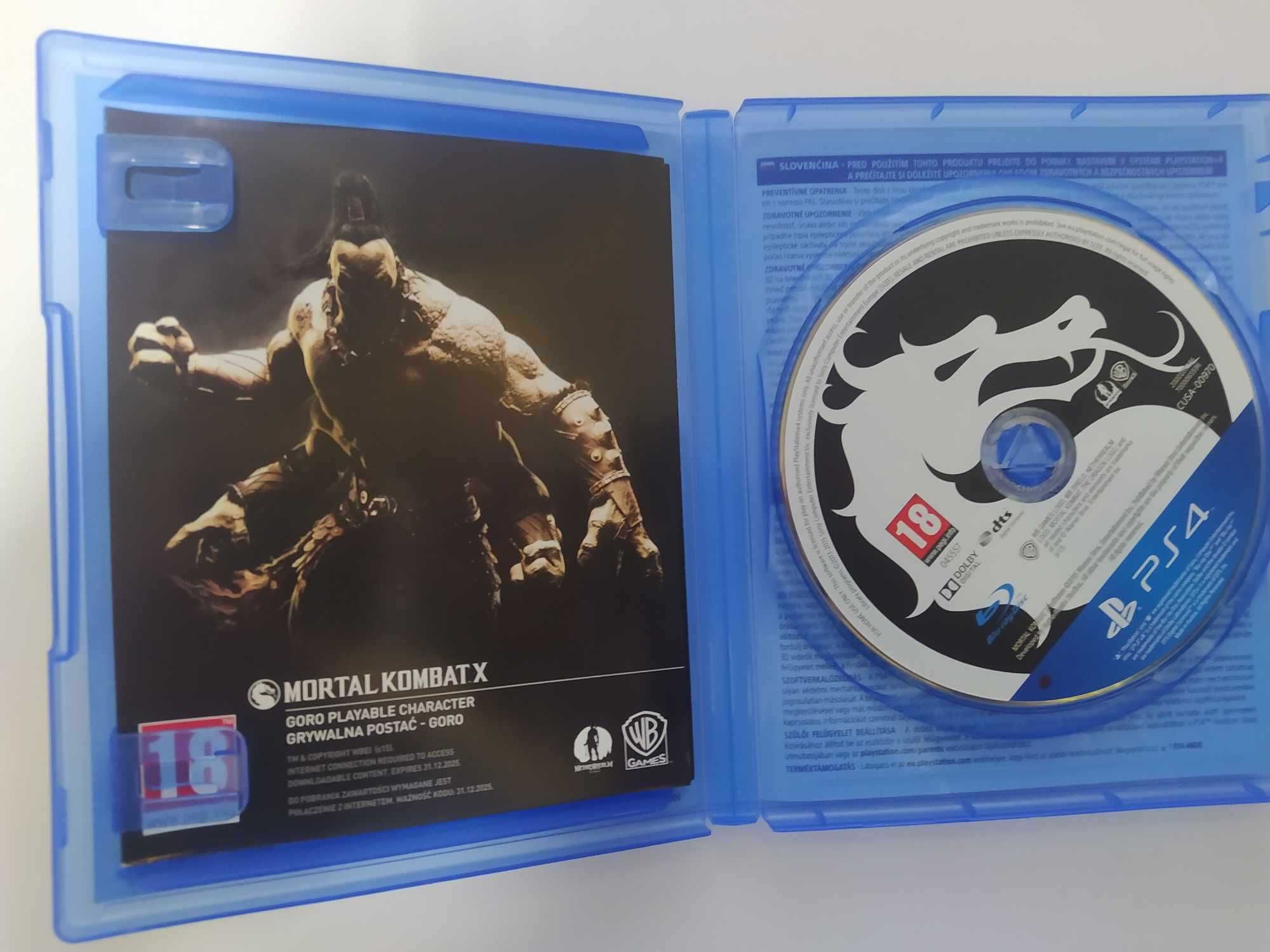 Mortal Kombat X PS4 Polskie napisy w grze / PL okładka