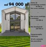 Dom Energooszczędny duże okna całoroczny deweloperski 42m2 5x7 MTB ONE