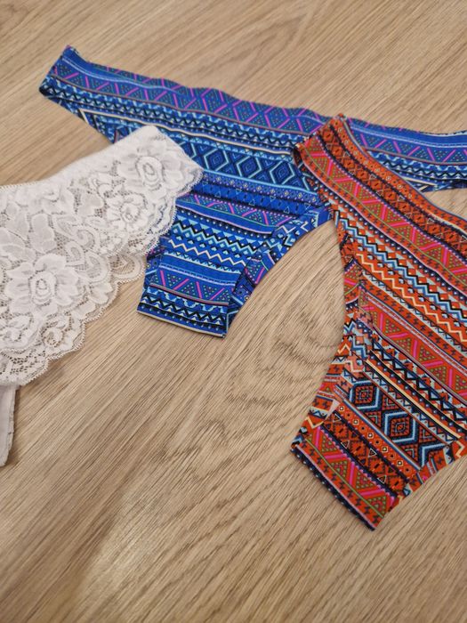 Majtki bezszwowe koronka