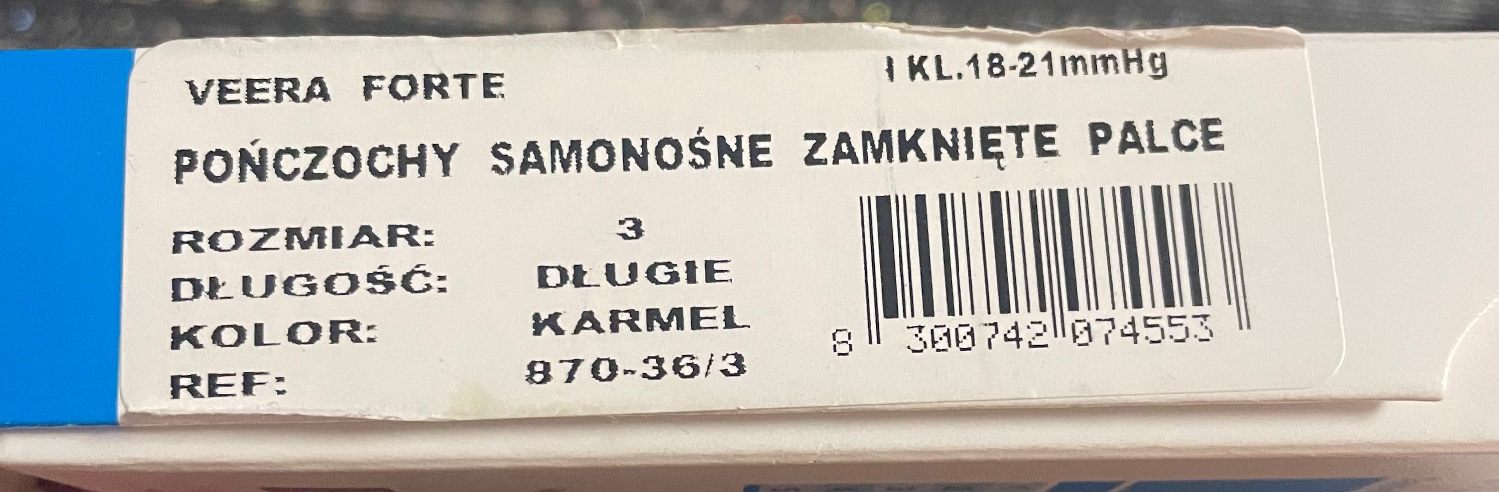 Pończochy uciskowe Vera Forte Soft kl.I