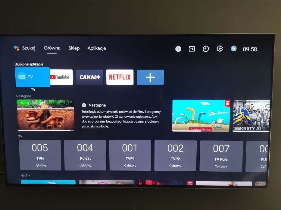 Telewizor Sony 4K 120Hz 65 Cali