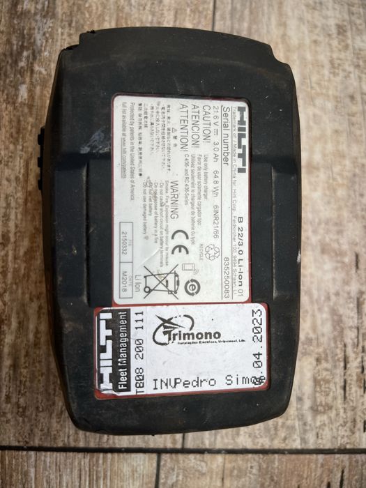 Bateria Hilti 3.0 Ah