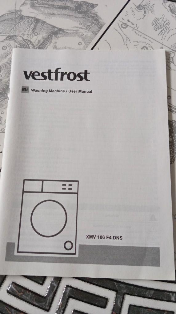 Vestfrost пральна машина під ремонт або на запчастини