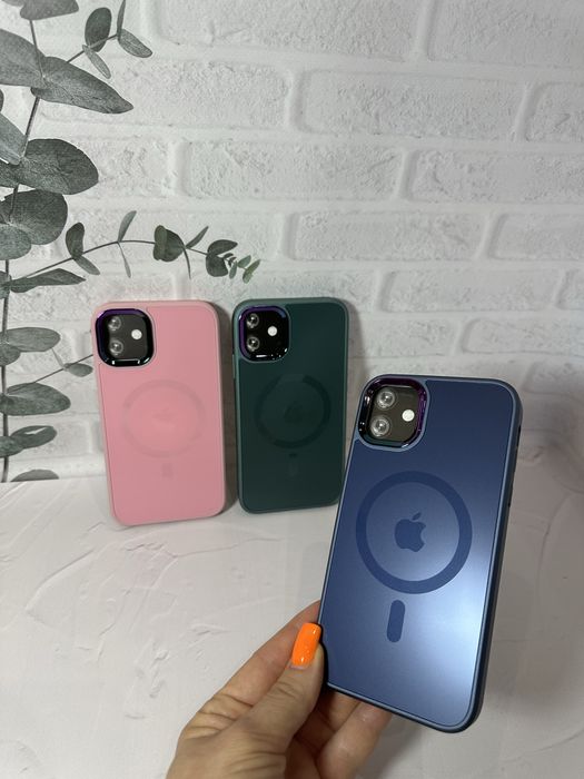 Чехол TPU+PC Foggy Magsafe для iPhone 14 Pro Max/13 Pro Max/ 11