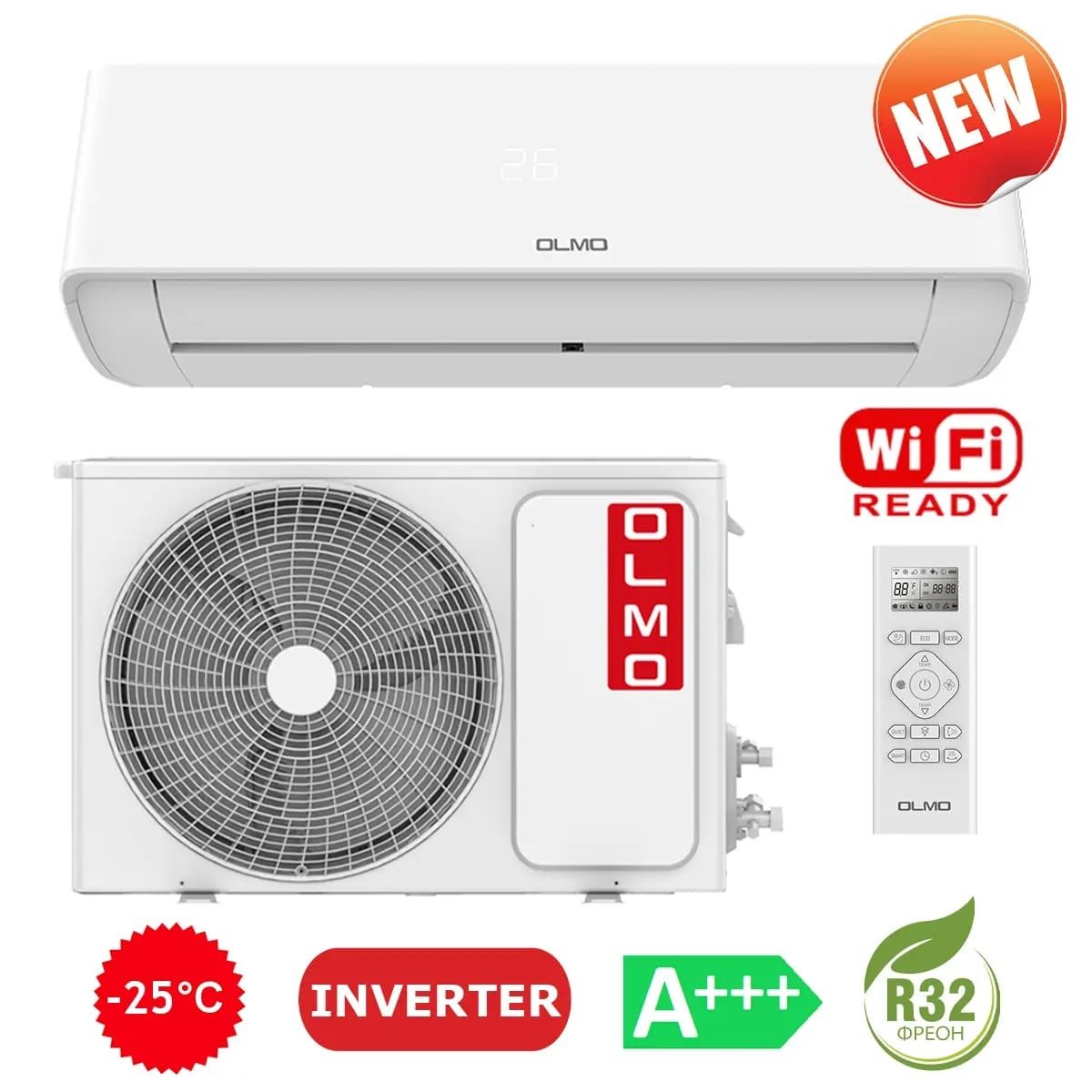 Кондиціонер Olmo OSH-09FRH3 серія Edge Inverter ,установка