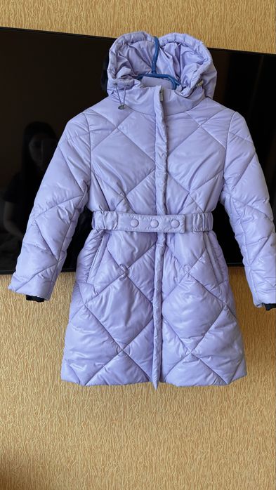 Плащ для дівчинки на зиму