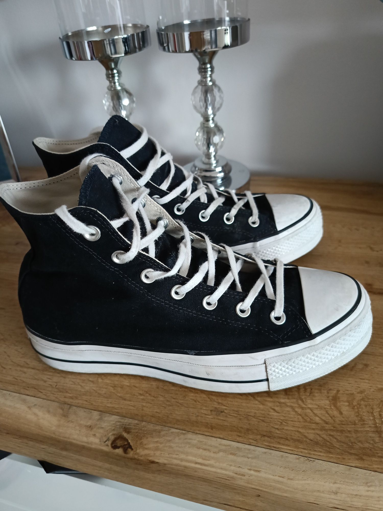 Trampki all Star Converse Chuck Taylor 42 czarne platforma
