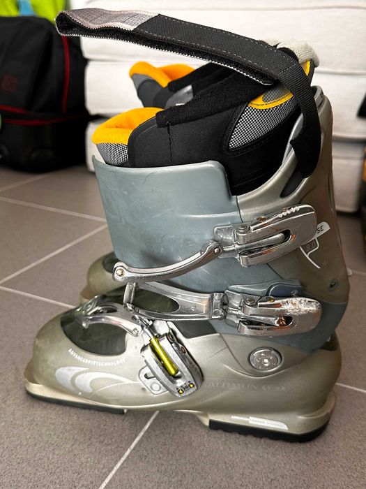 Botas Ski Salomon 38 com saco de transporte