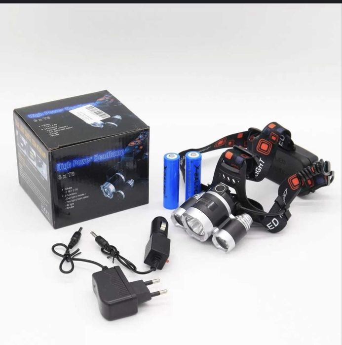 АКЦИЯ Налобний ліхтар Bailong Boruit BL RJ 3000 T6