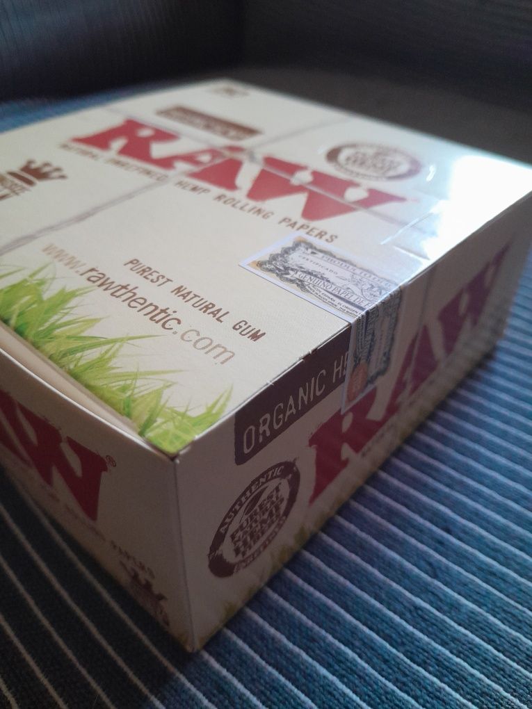 Caixa de mortalhas Raw Organic Hemp