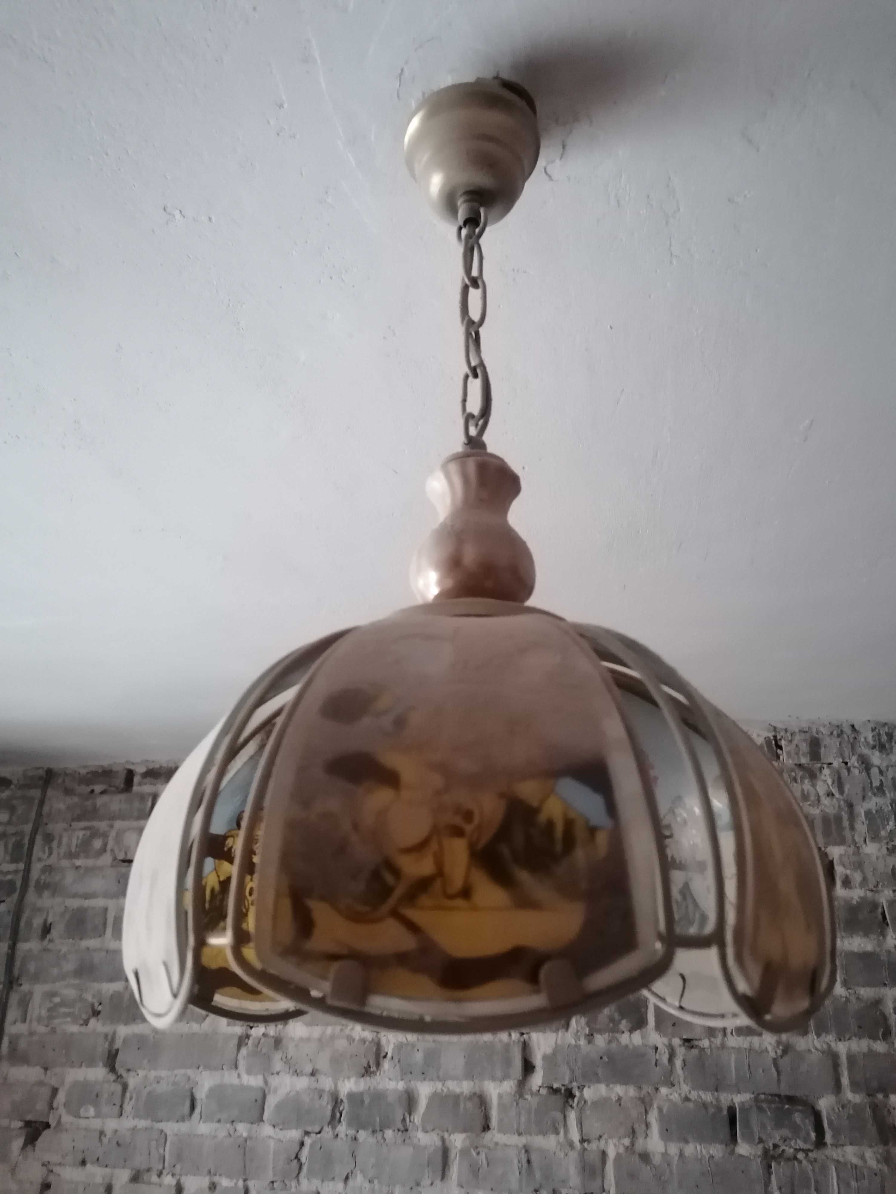 Żyrandol, lampa pokój dziecięcy - Król Lew - Simba i Zazu