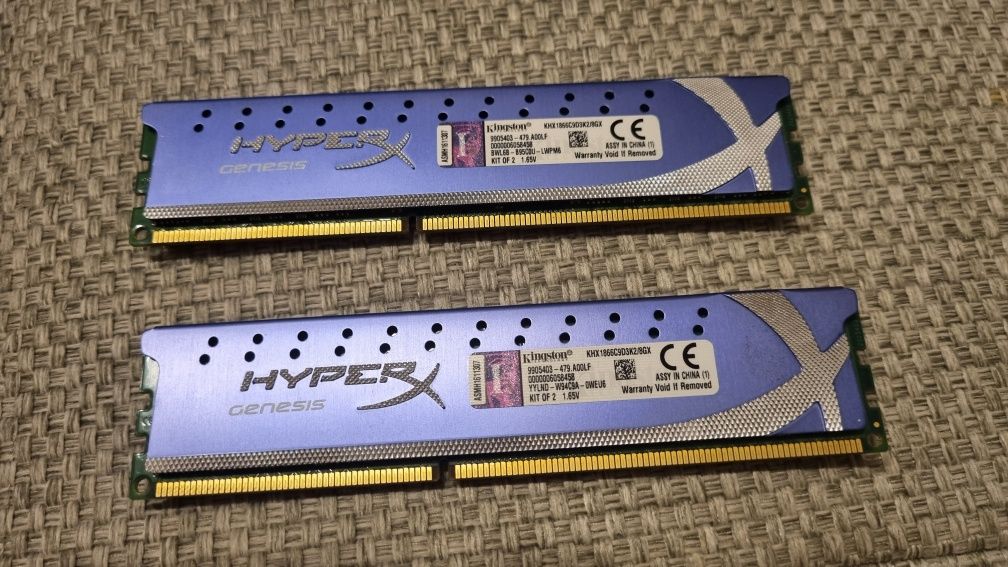Pamięci DDR 3 1866 Kingston HyperX Genesis KHX1866C9D3K2/8GX