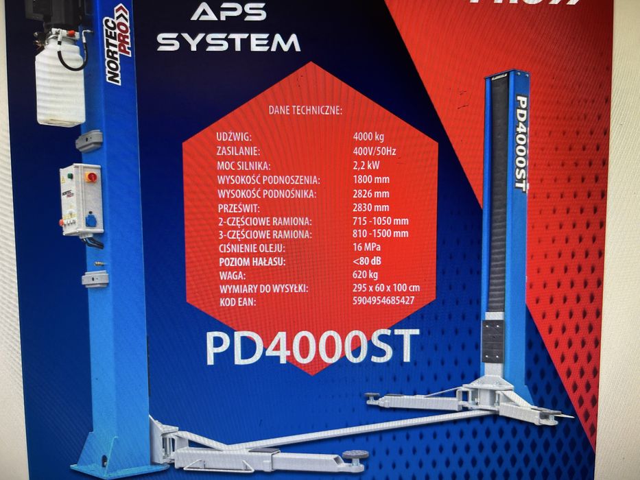 Podnośnik dwukolumnowy takze  4 t bus 2026 model